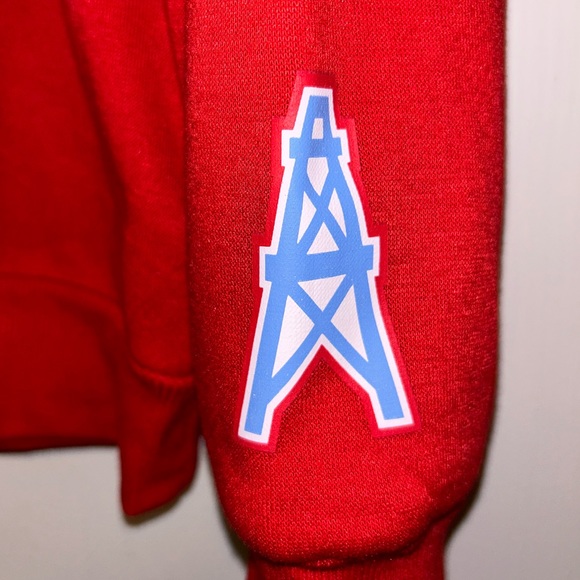 ๐๐๏ธ Houston Oilers Retro Marquee NFL Football
Pullover Sweatshirt ๐๏ธ๐ - Picture 11 of 16